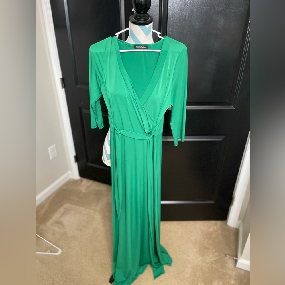 Wrap maxi dress